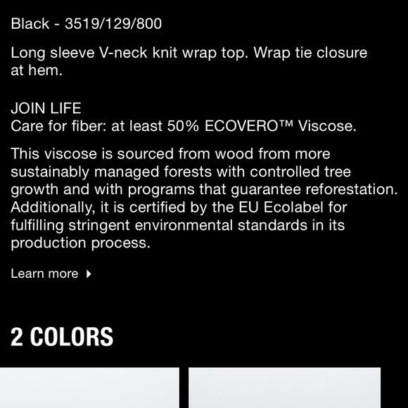 Zara V neck wrap knit long sleeves top blazer - Picture 7 of 8